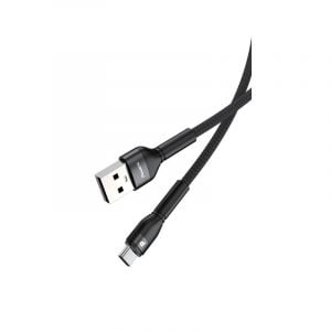 Power N Micro USB Cable 1M, Cut-Resistant Fabric, White - PNM1MW