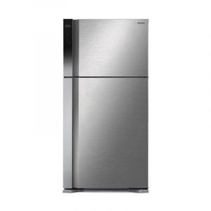 HITACHI Refrigerator 2 doors 19.43 feet, 550 L, Platinum silver- R-V700PS7K BSL