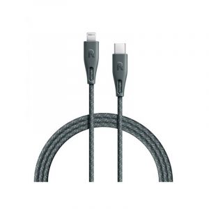 Ravpower Cable Type-C To Lightning, 2m, Nylon, Gray | blackbox