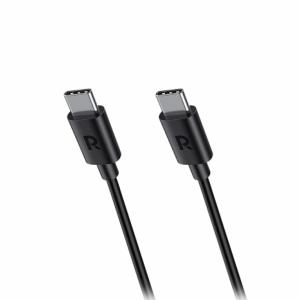 RavPower Cable Type C to Type C, 1m , TPE, Black | blackbox