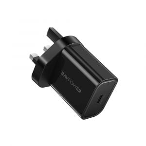 RAVPower Wall Charger 20 W PD Pioneer, Black - RP-PC147 BLK