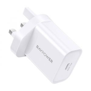 RAVPower Wall Charger 20 W PD Pioneer, White - RP-PC147 WHI