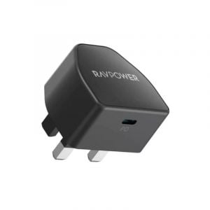 RAVPower Wall Charger 20W PD with type C port, Black - RP-PC1041 