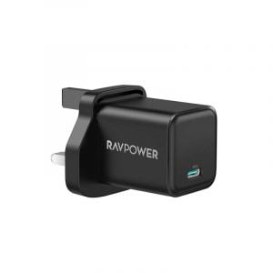RavPower Wall Charger PD Pioneer, 20W , Black - RP-PC167