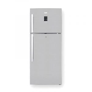 Beko Refrigerator Double Door, 18.20 ft, 514 L, Silver - RDNE18C2SE
