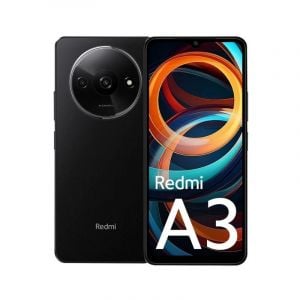 Redmi A3 6.7inch, 128GB, 4GB RAM, 4G, Dual Sim, Midnight Black - 54317