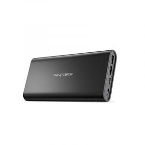 Powerbank RAVPower 26800mAh 2017Q4 Upgraded Dual Input Portable Charger, Black - RP-PB067
