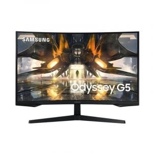 Samsung QHD 27 inch Curved Monitor, Headphone, Super Arena Gaming UX - LS27AG550EMXUE