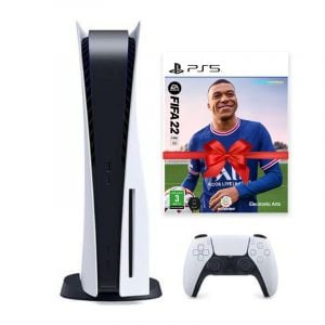 Sony PS5 PlayStation5 Blu-ray Edition Console- CFI-1216A + Sony PS5 FIFA22 Video Game, 5 Edition - FIFA 22 PS5
