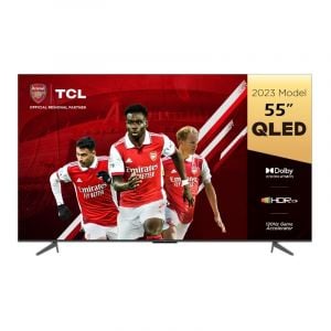 TCL QLED TV 55inch, Smart, 4K, UHD, Google TV - 55C645