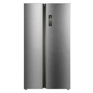 TCL Refrigerator Side by Side, 17.2 Ft, 488 L, Silver - TRF-520WEXPU