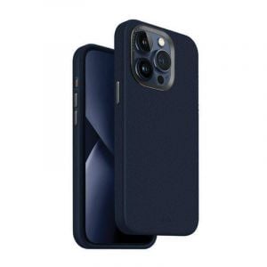 Uniq Hybrid iPhone 15 Pro Max Magclick Charging Case Lyden, Navy Blue - 8886463685815
