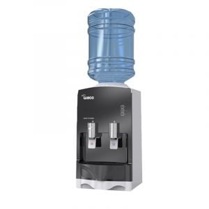 Waco Table Water Dispenser Hot & Cold, 2 Spigots, Black ,Korea - W2-170S