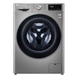 LG Washing Machine Front Load, 9 kg, Steel /Silver - WFV0914XM