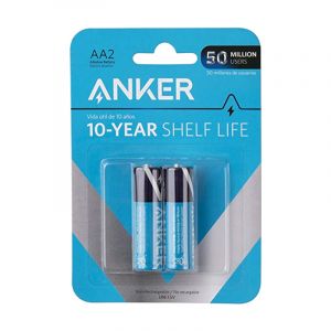 Anker AA Alkaline Batteries 2-pack,1.320mAh, Black - B1820H11