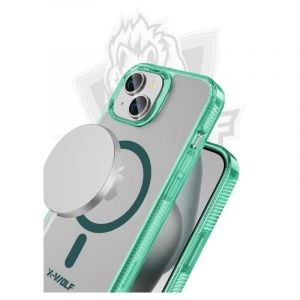 X Wolf Special Matte Shockproof Case IPhone 15, MagSafe, Green - 40100036